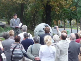 Mother Earth unveiling ceremony in Budapest