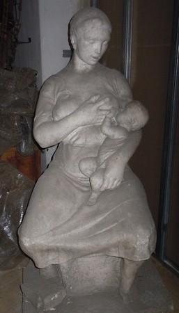 Wagner Nándor szoptató anya szobra